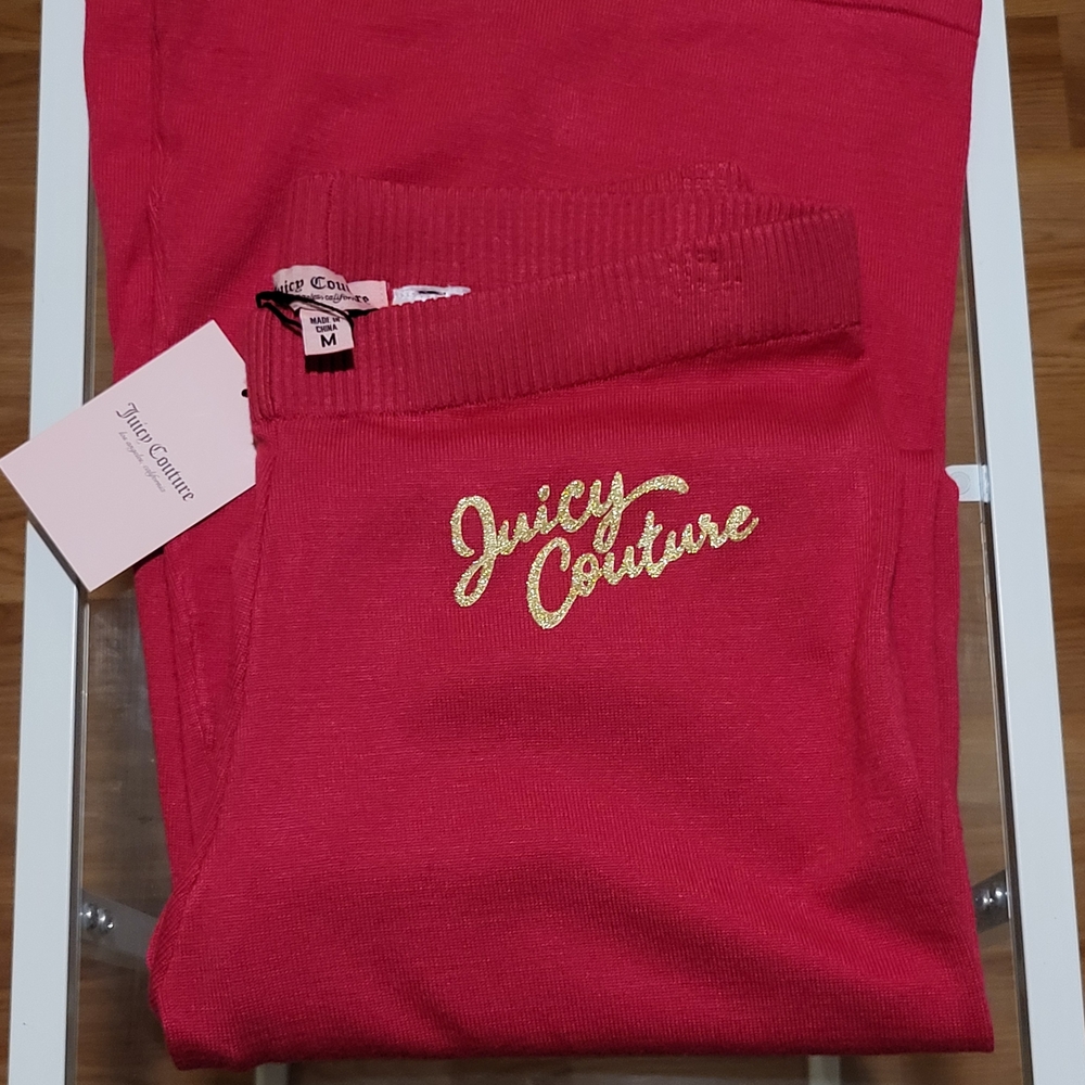 New Juicy Couture Pink Flare Leg Pants